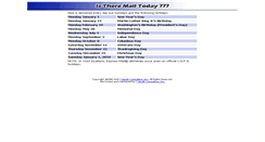 Desktop Screenshot of istheremailtoday.com